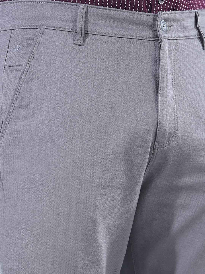 Grey Chinos Trousers