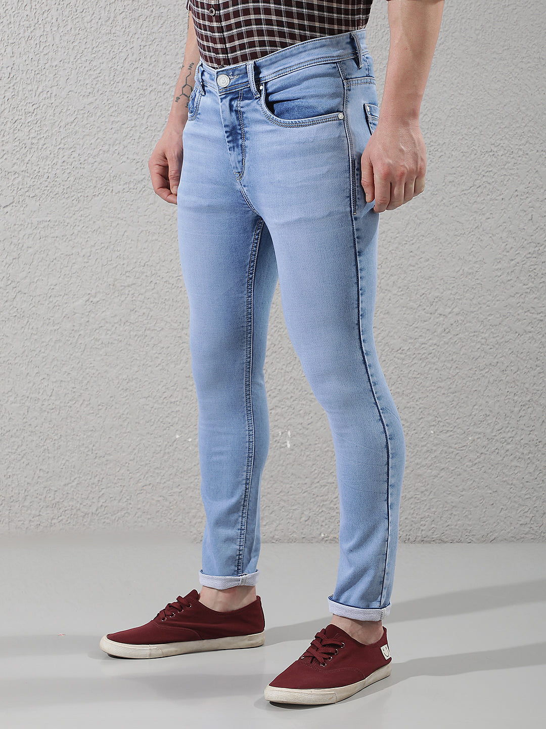 Sky Blue Skinny Jeans