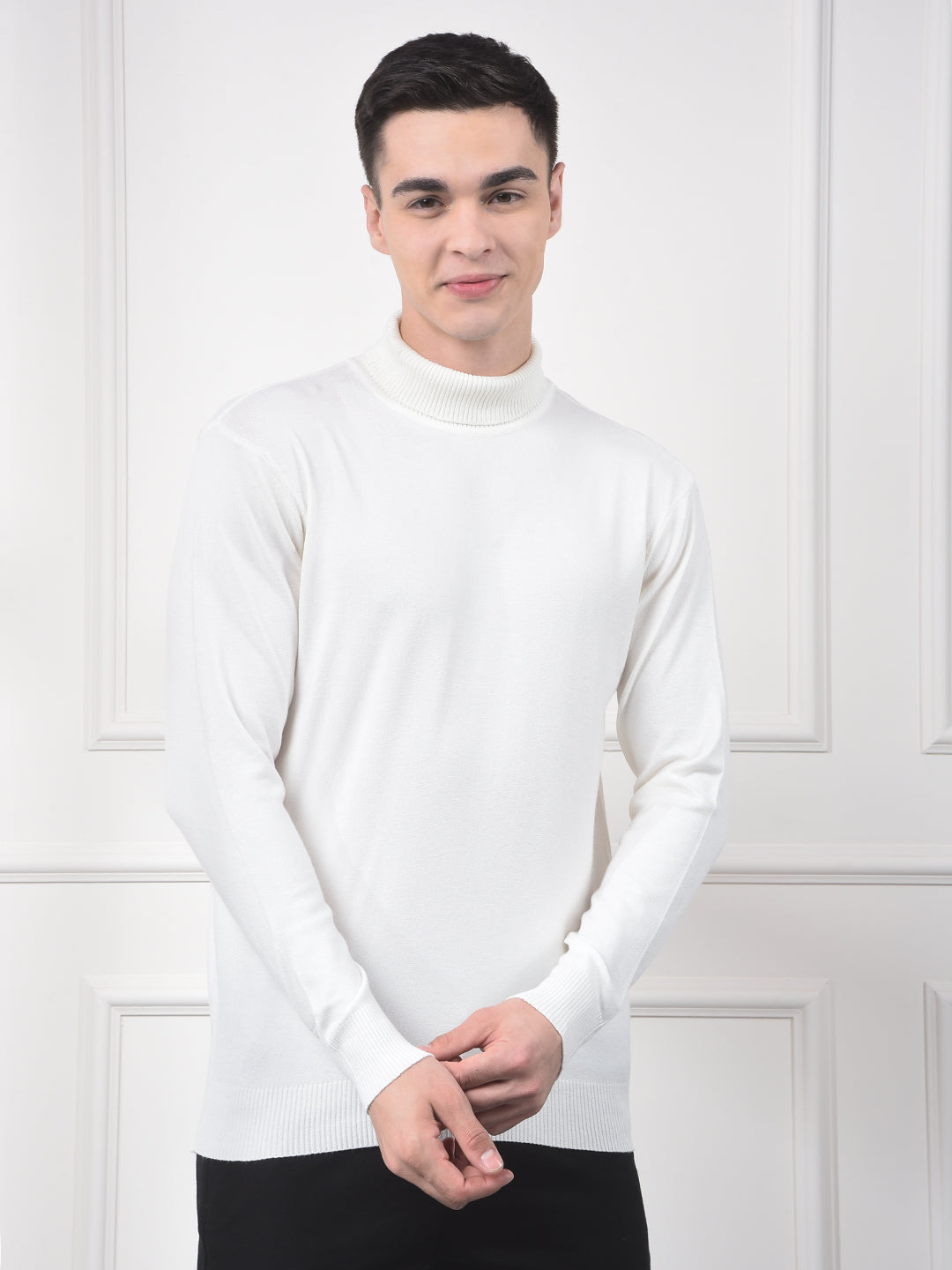White Turtle Neck Sweater