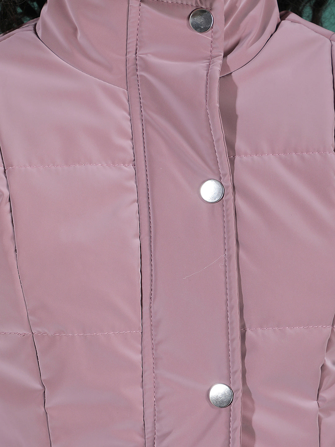 Mauve Skyline Puffer Jacket