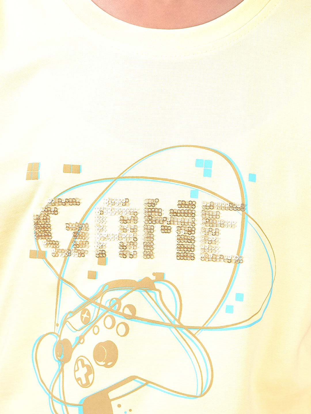 Yellow Graphic Print T-Shirt