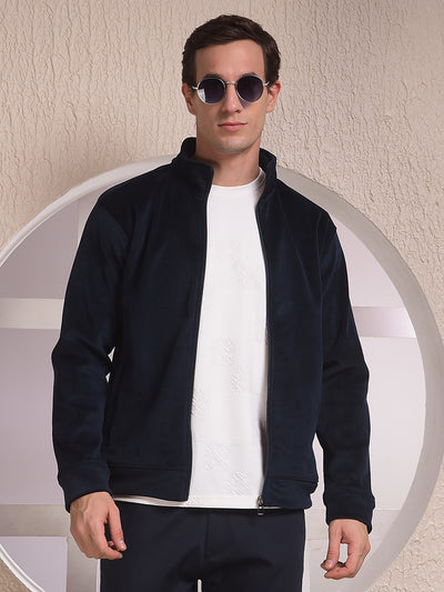 Navy Blue Stylish Sweatshirt