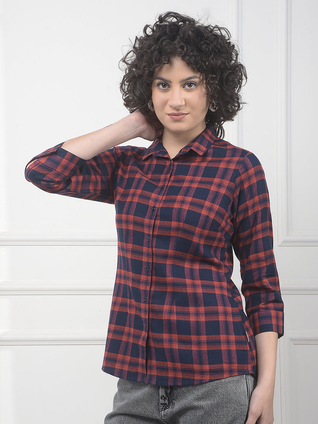 Red Checked Shirt
