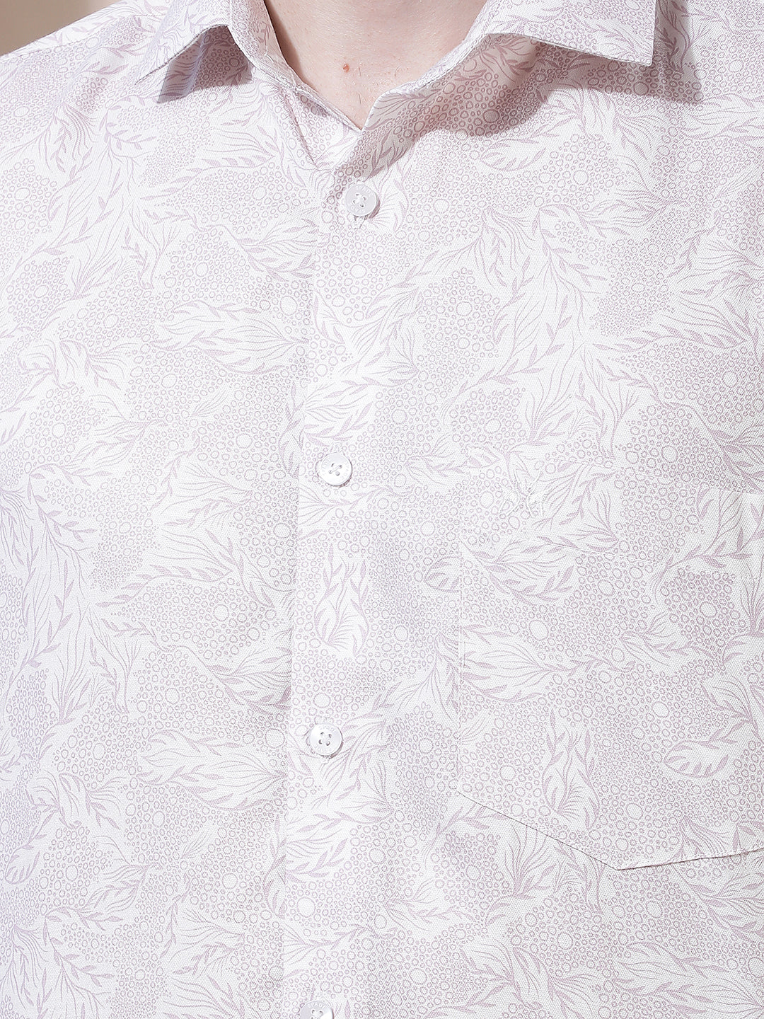 Pink Floral Print Shirt