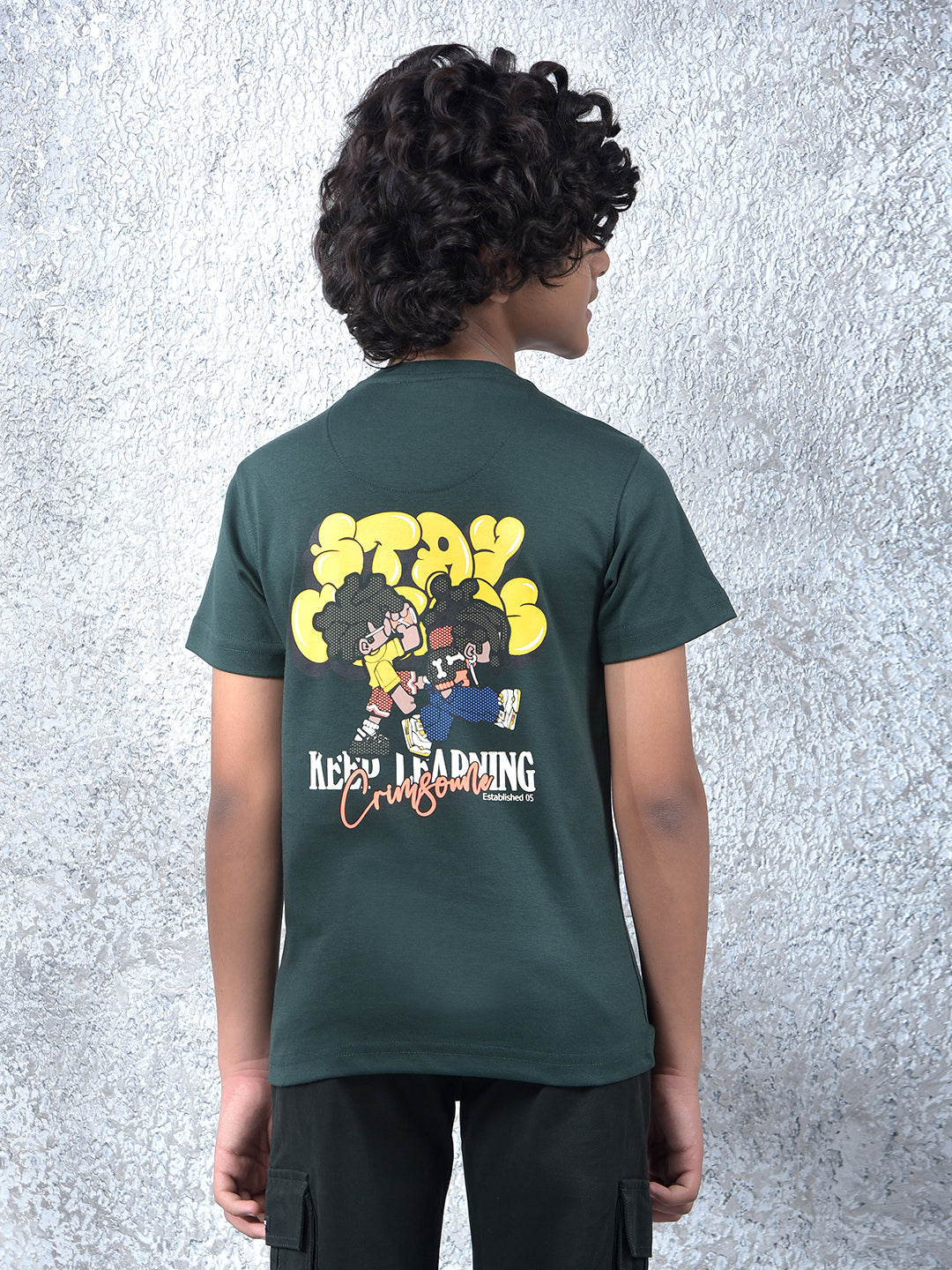 Green Graphic Print T-Shirt