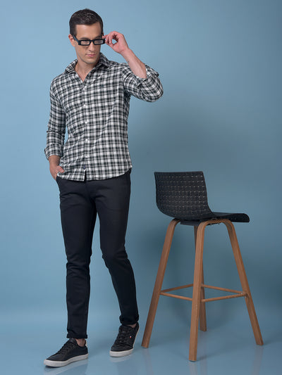 Green Checked 100% Cotton Shirt