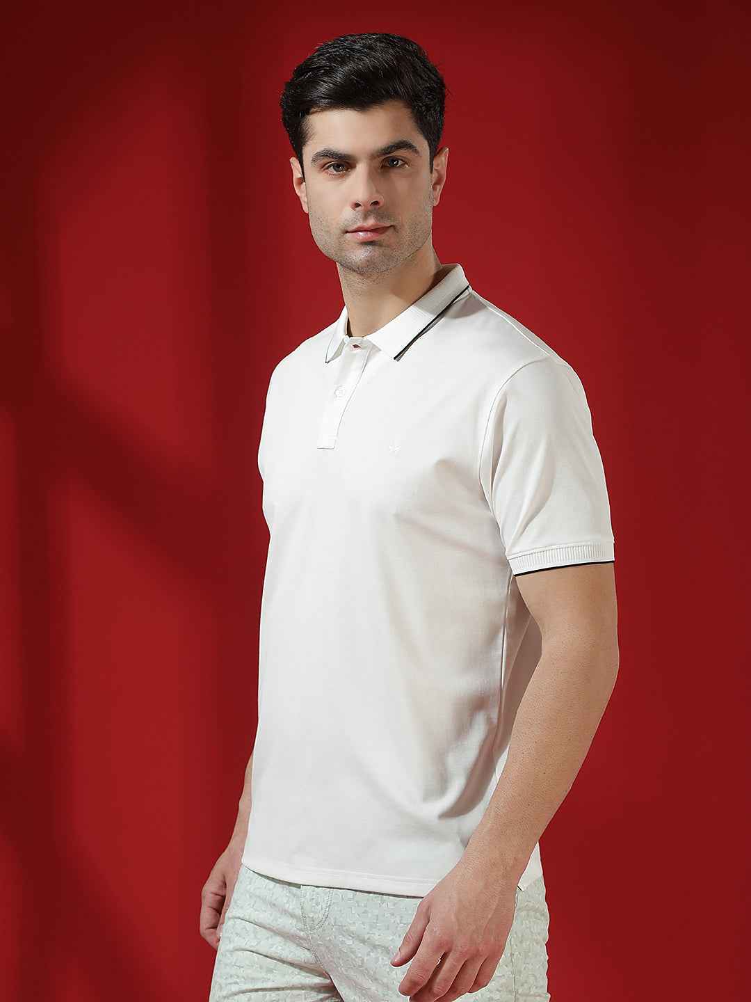 White Essential Polo T-Shirt