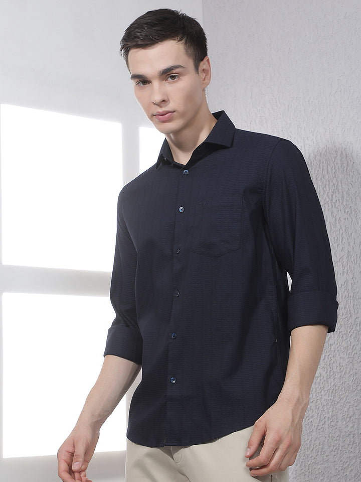 Urban Anchor Blue Navy Blue Shirt