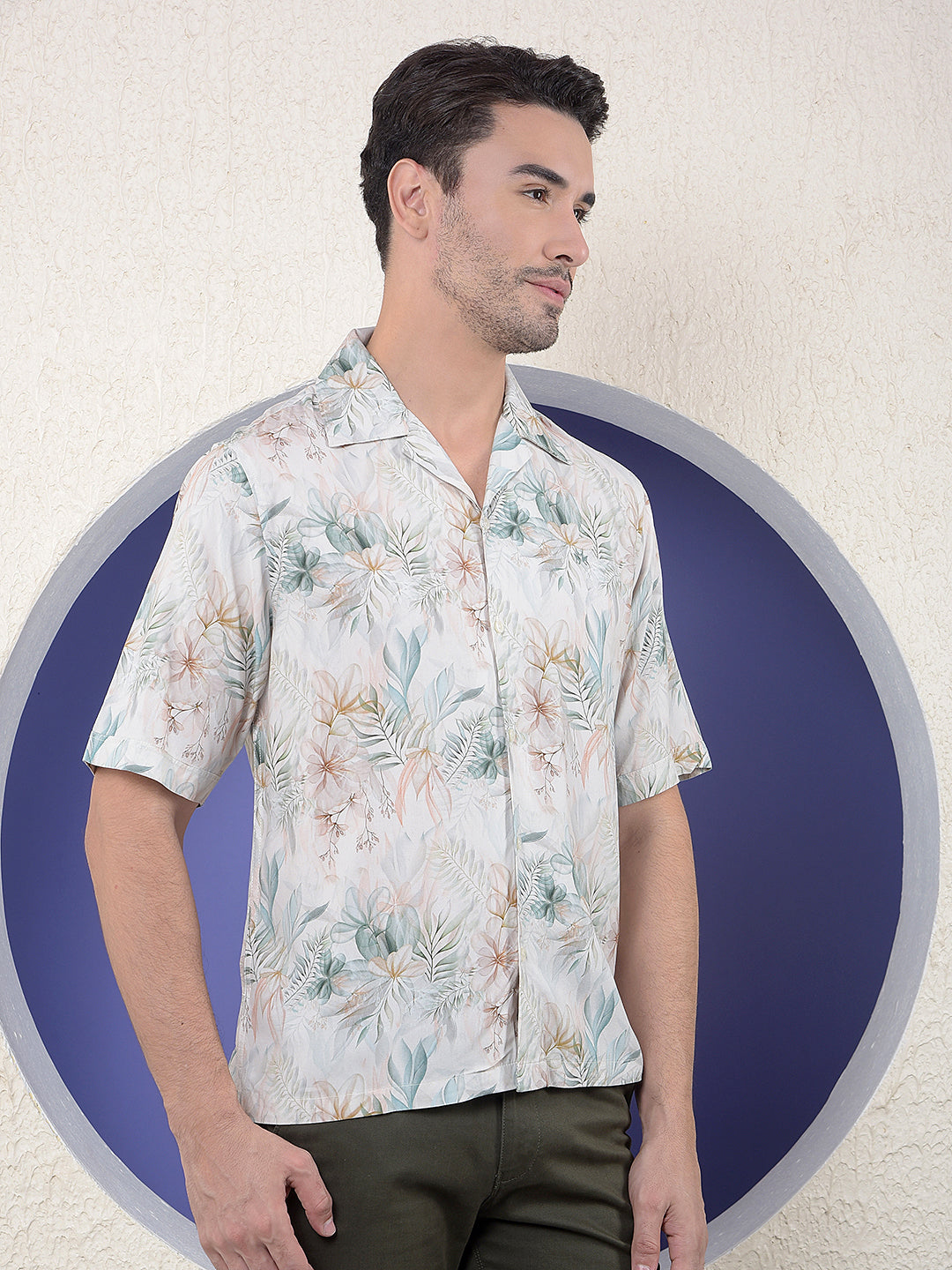 Breezy Pastel Printed Multicolor Shirt