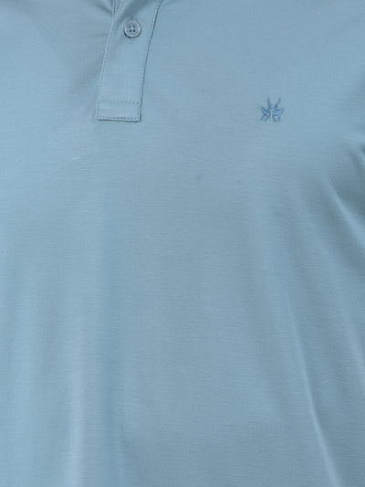 Dapper Blue Polo Neck T-Shirt