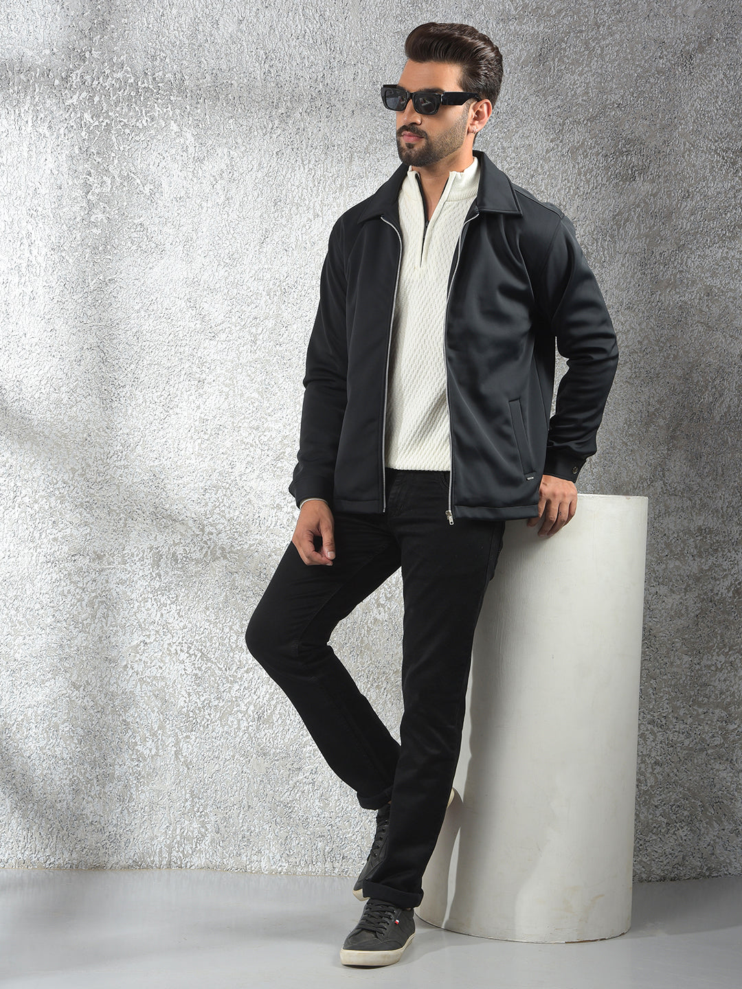 Urban Edge Navy Blue Shacket