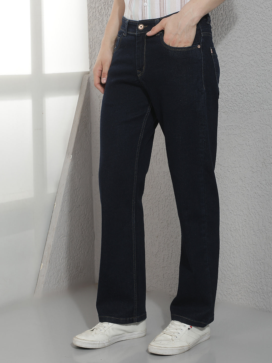 Vibrant Deep Blue Baggy Jeans