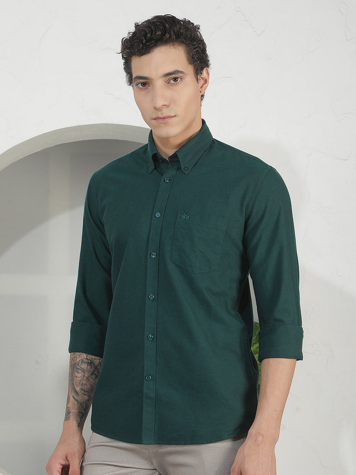 Green 100% Cotton Shirt