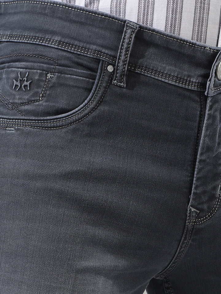 Tailored Ash Grey Straight Jeans