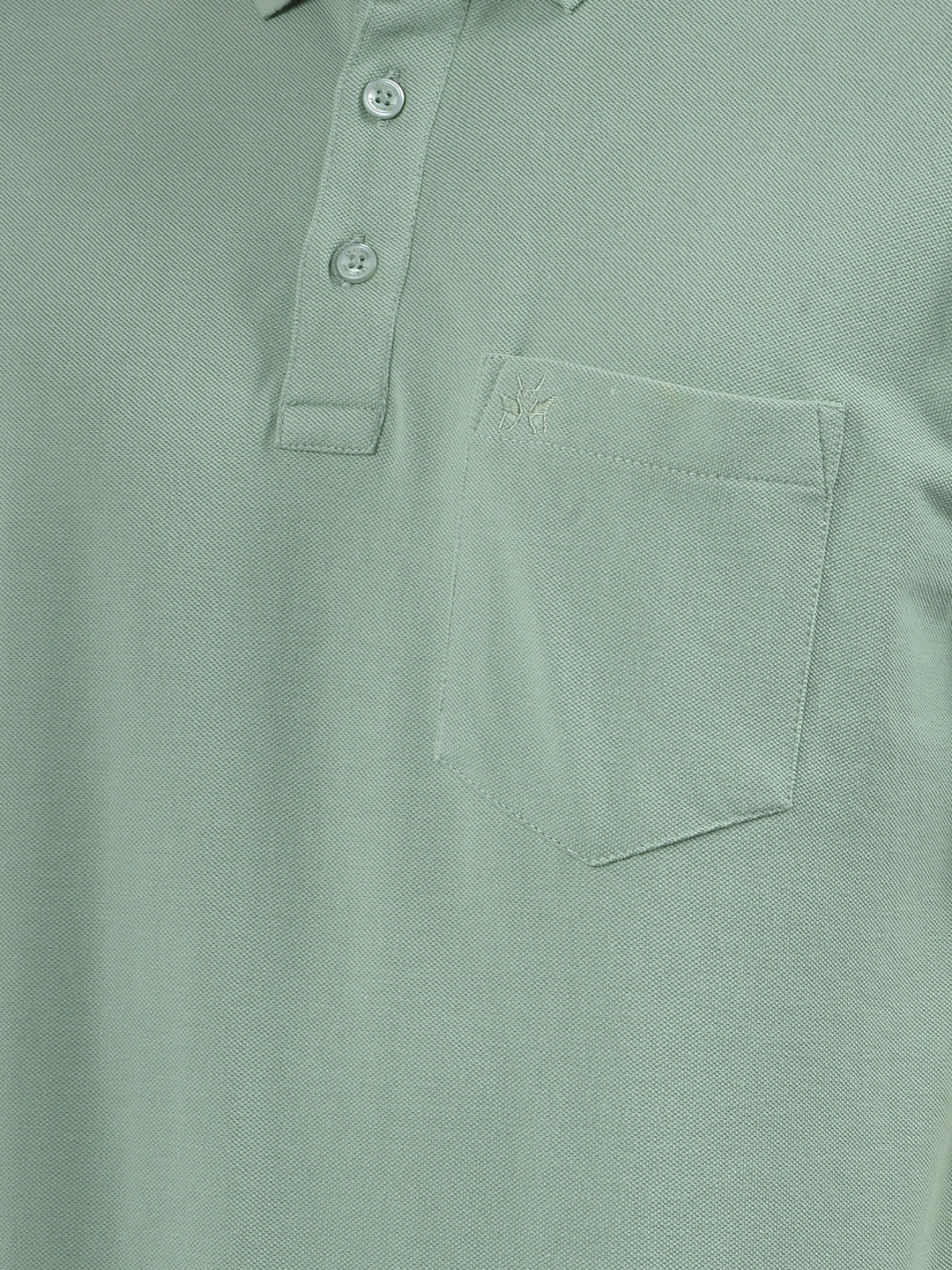 Green Polo Neck T-Shirt