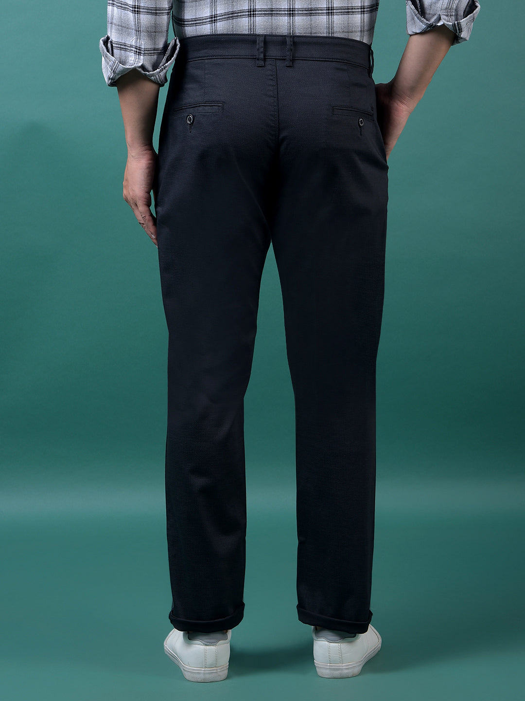 Black Printed Trousers