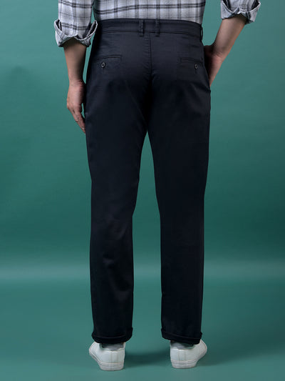 Black Printed Trousers