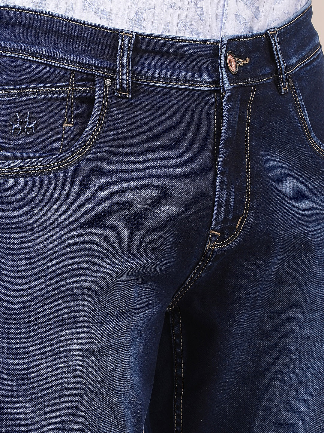 Signature Indigo Blue Straight Jeans