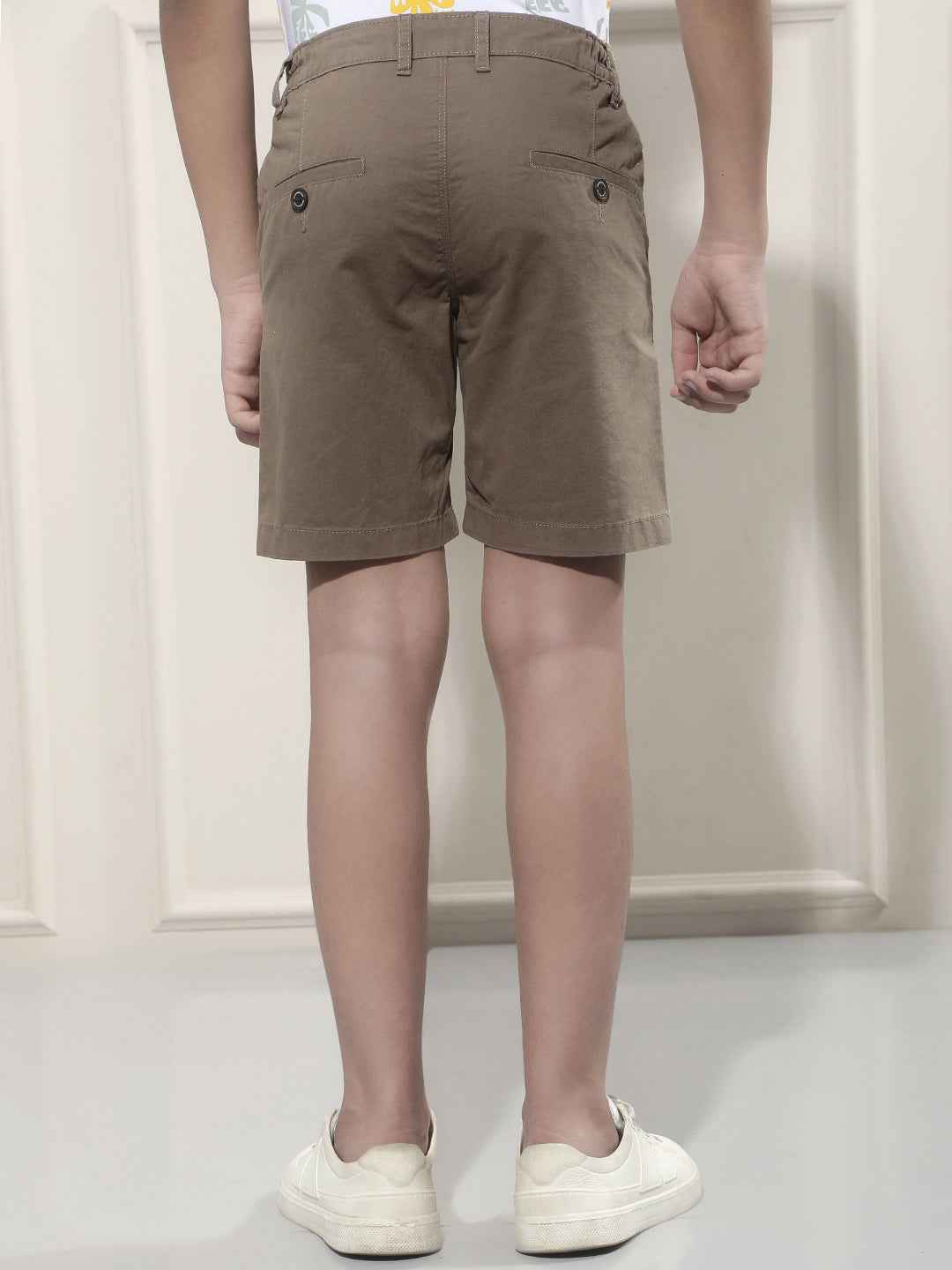 Contemporary Olive 100% Cotton Shorts