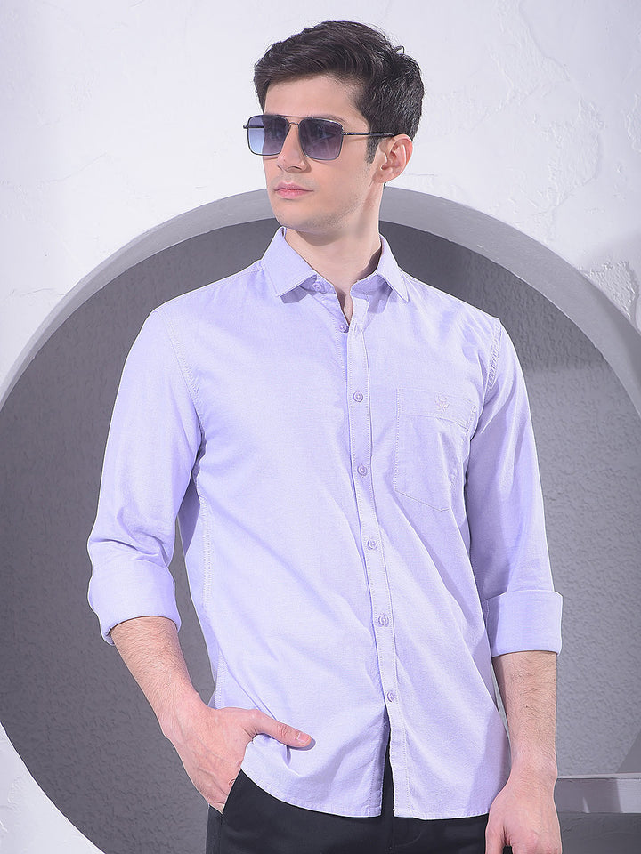 Purple 100% Cotton Shirt