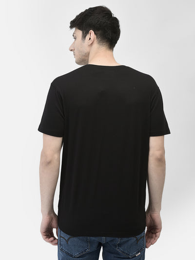 Black V-Neck T-Shirt