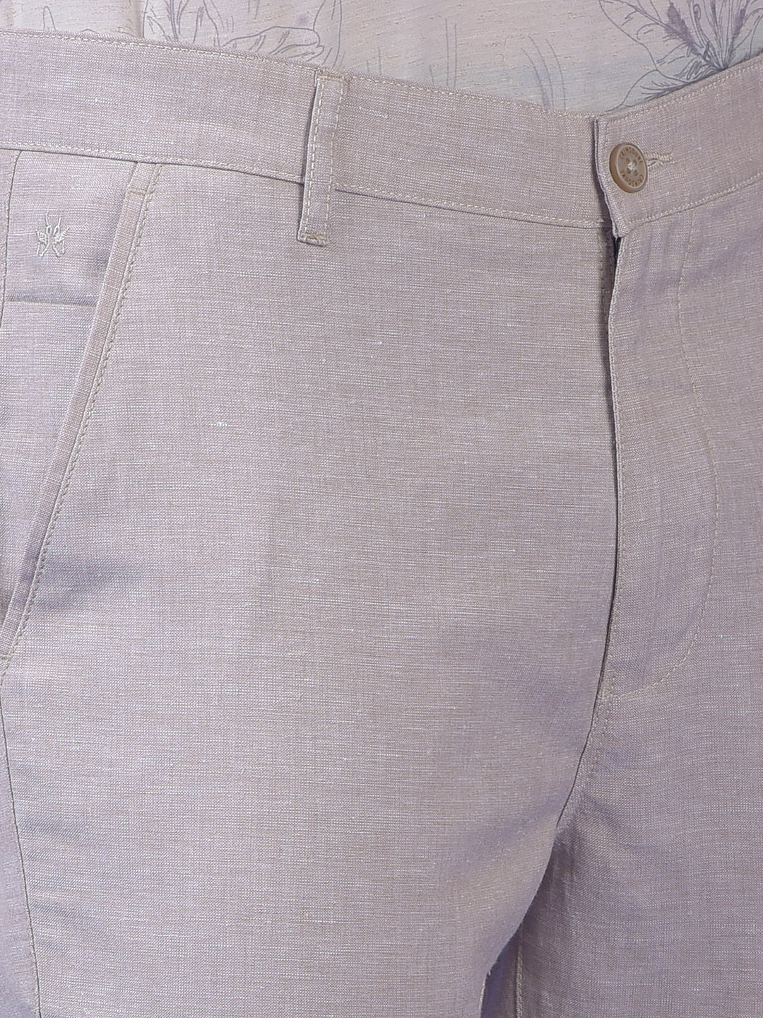 Grey 100% Cotton Trousers