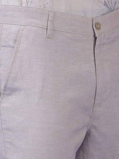 Grey 100% Cotton Trousers