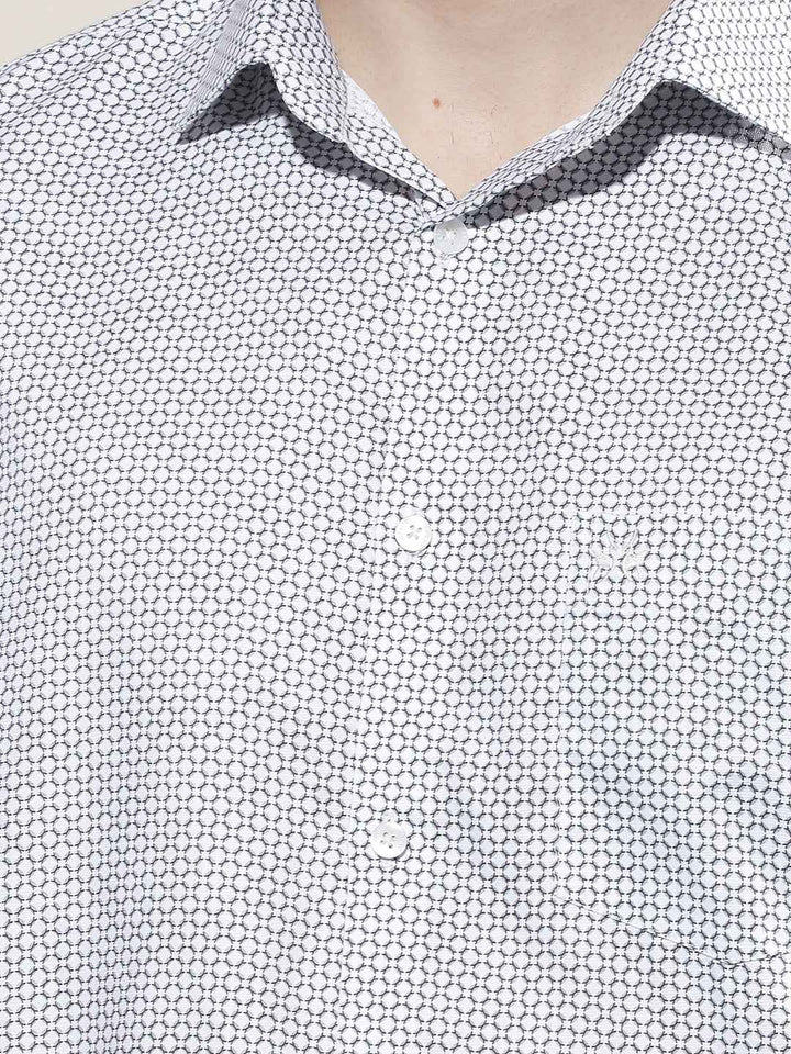 White Printed Shirt