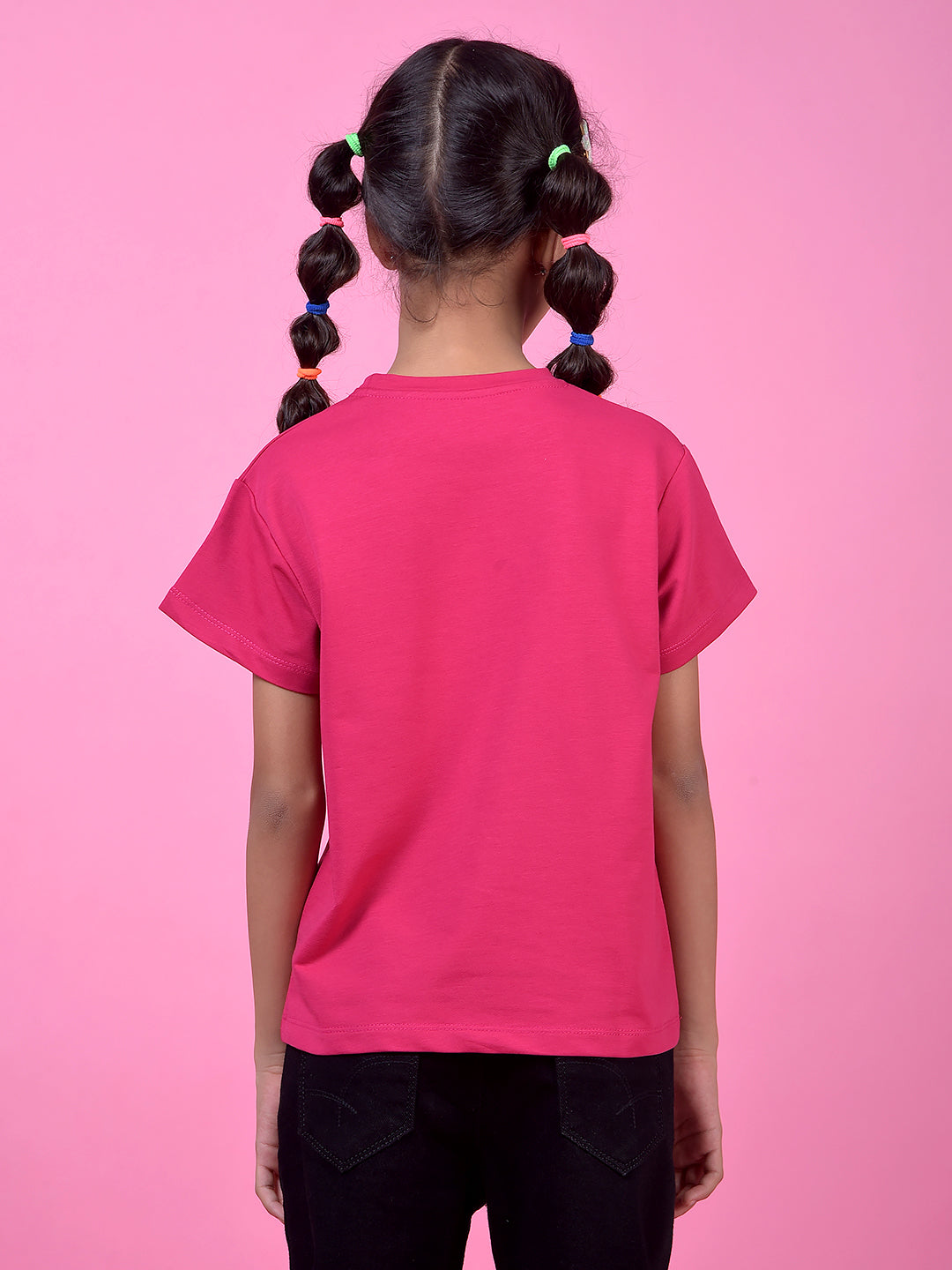 Pink Graphic Print T-Shirt