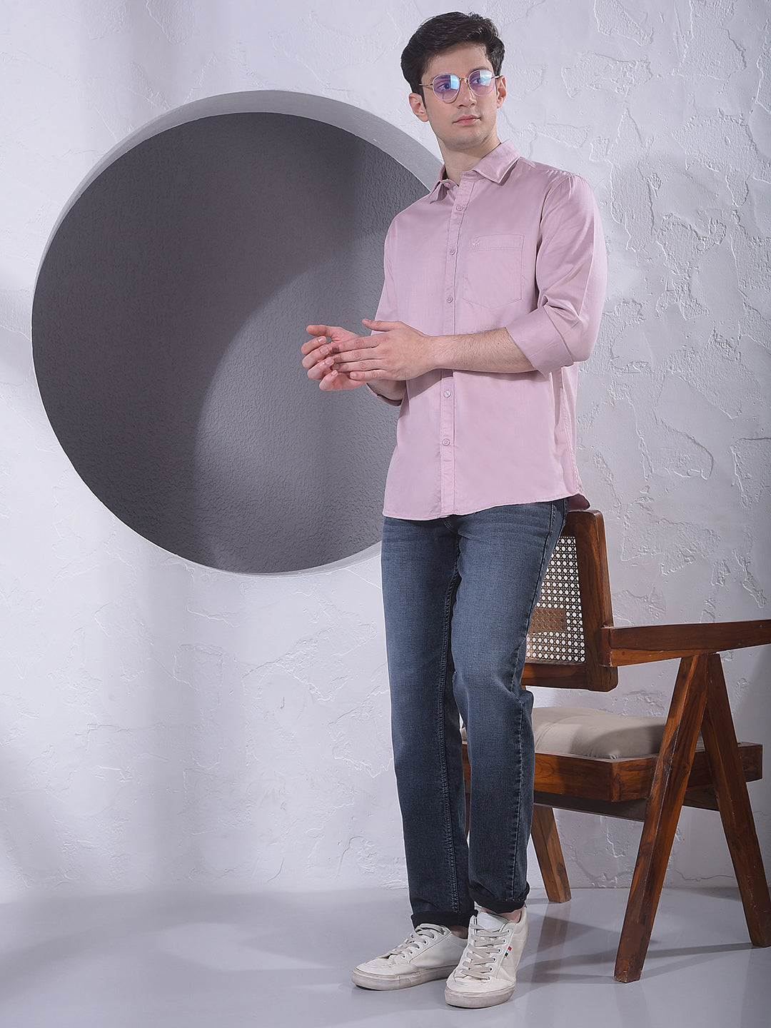 Modern Purple Casual Shirt