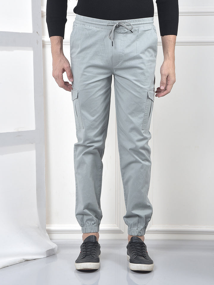 Radiant Grey Cargo Joggers