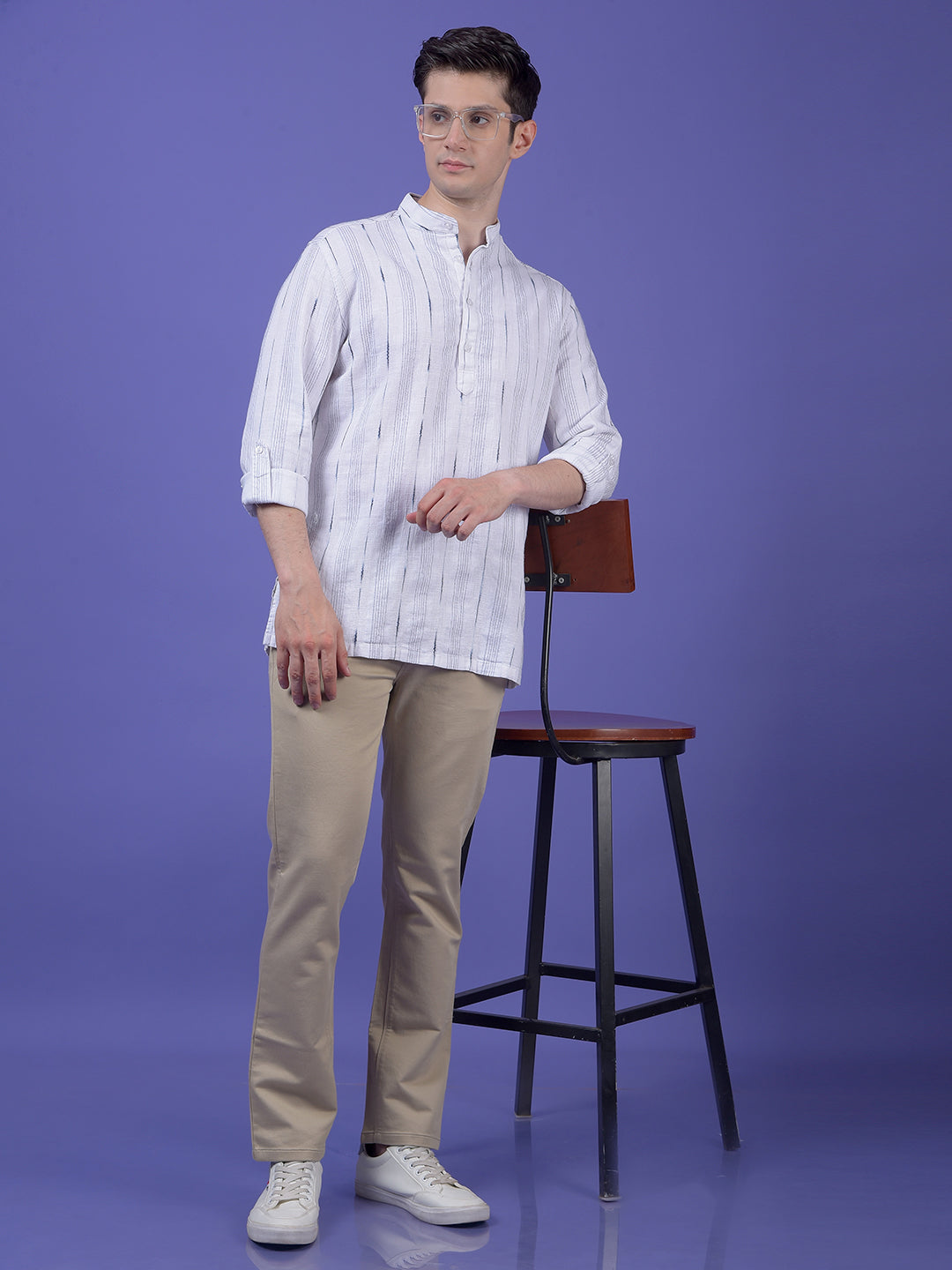 Bold Beige Trousers
