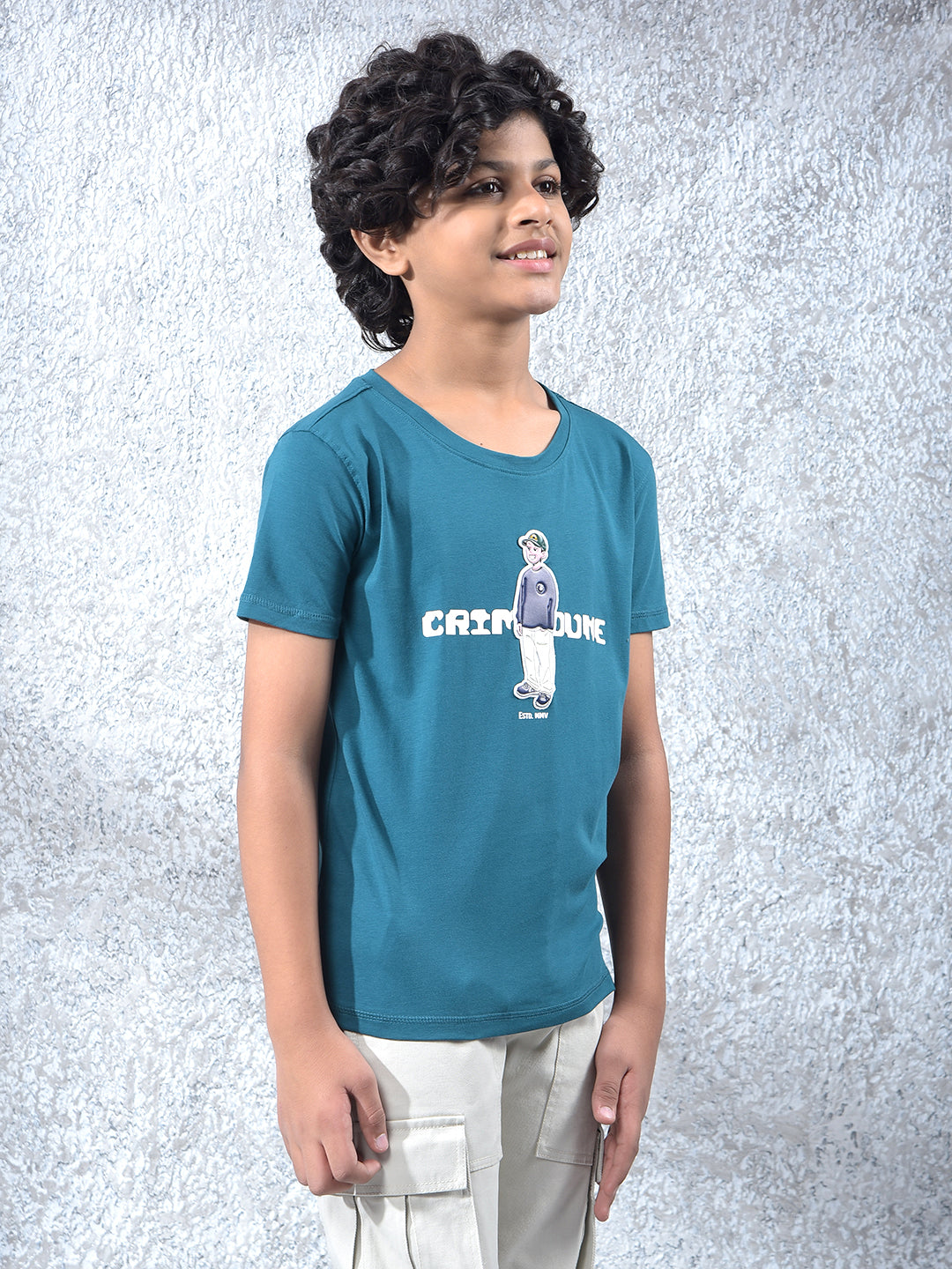 Green Graphic Print T-Shirt