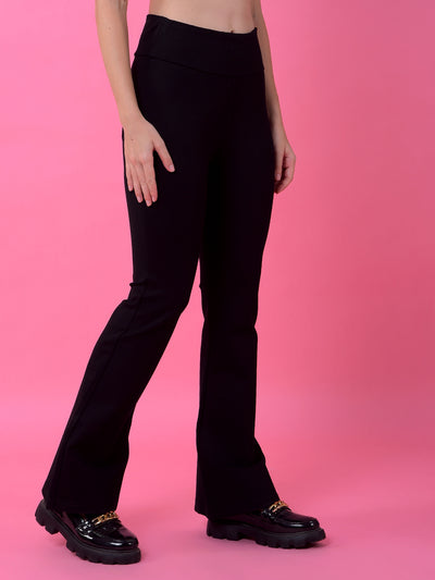 Black Bootcut Treggings