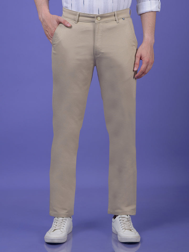 Bold Beige Trousers