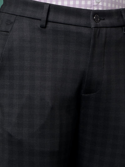 Dreamy Black Checked Trousers