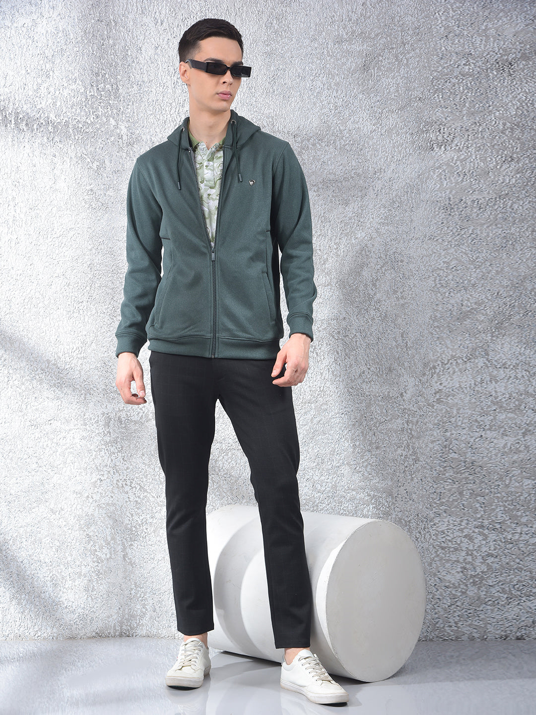 Green Reversible Sweatshirt
