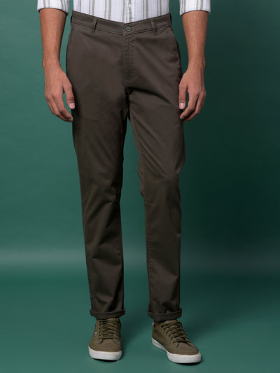 Edgy Olive Trousers
