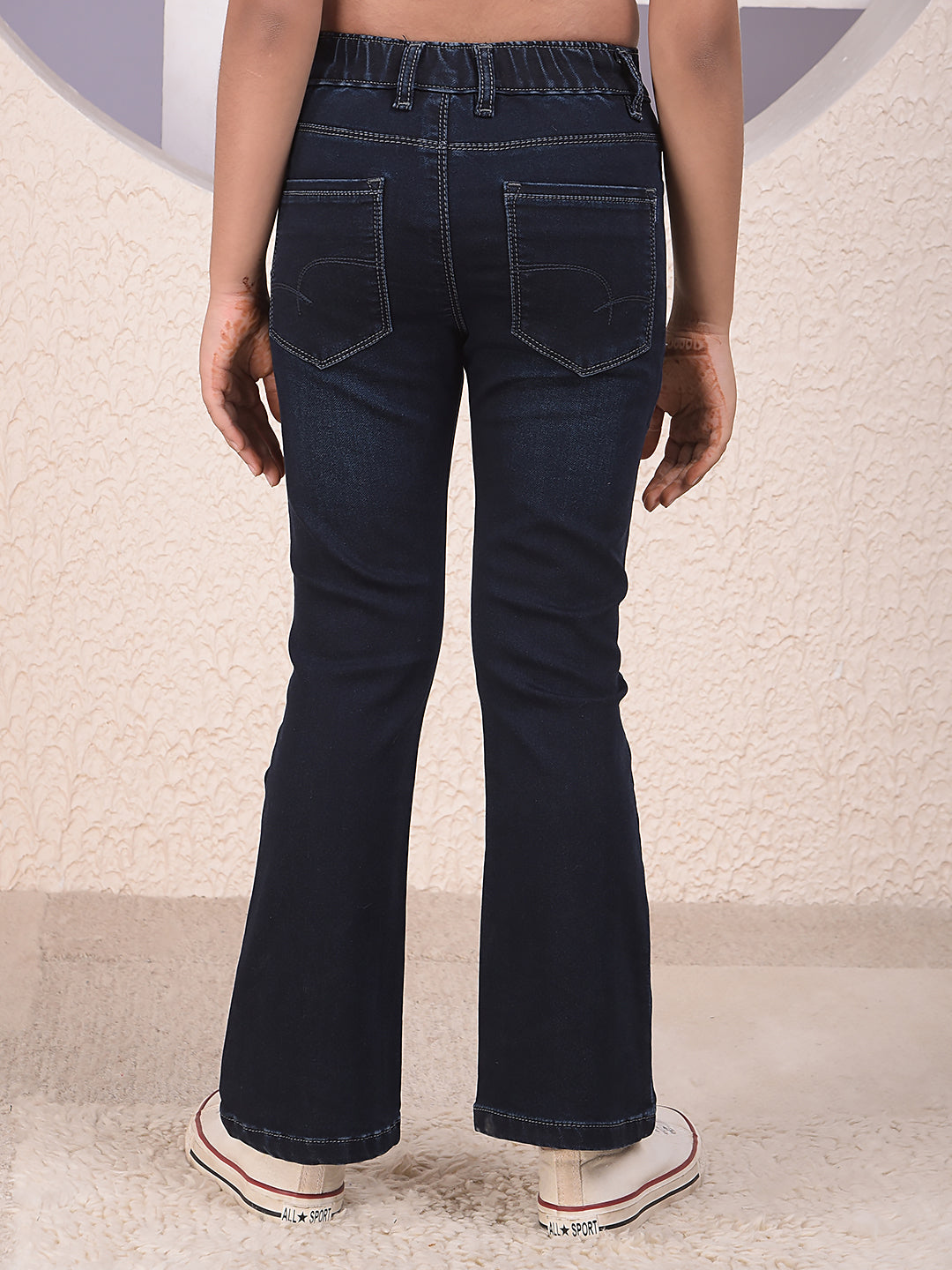 Tailored Edge Blue Bootcut Jeans