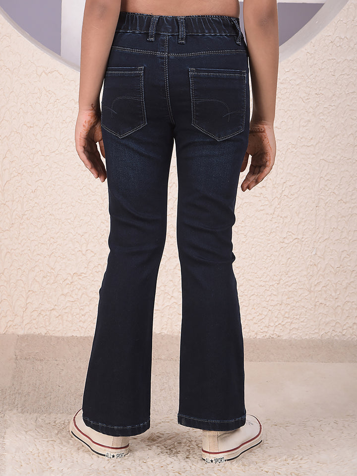Tailored Edge Blue Bootcut Jeans
