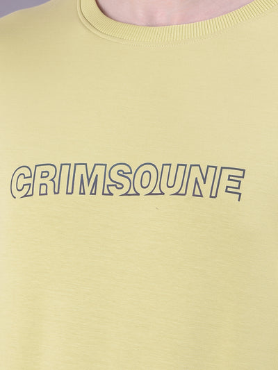 Green Typographic Print Sweatshirt
