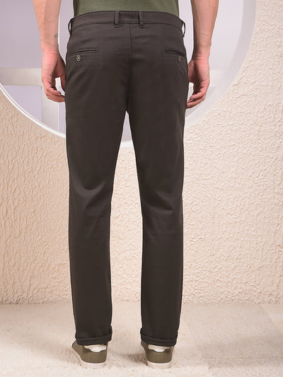 Midnightflex Slim Dobby Olive Trousers