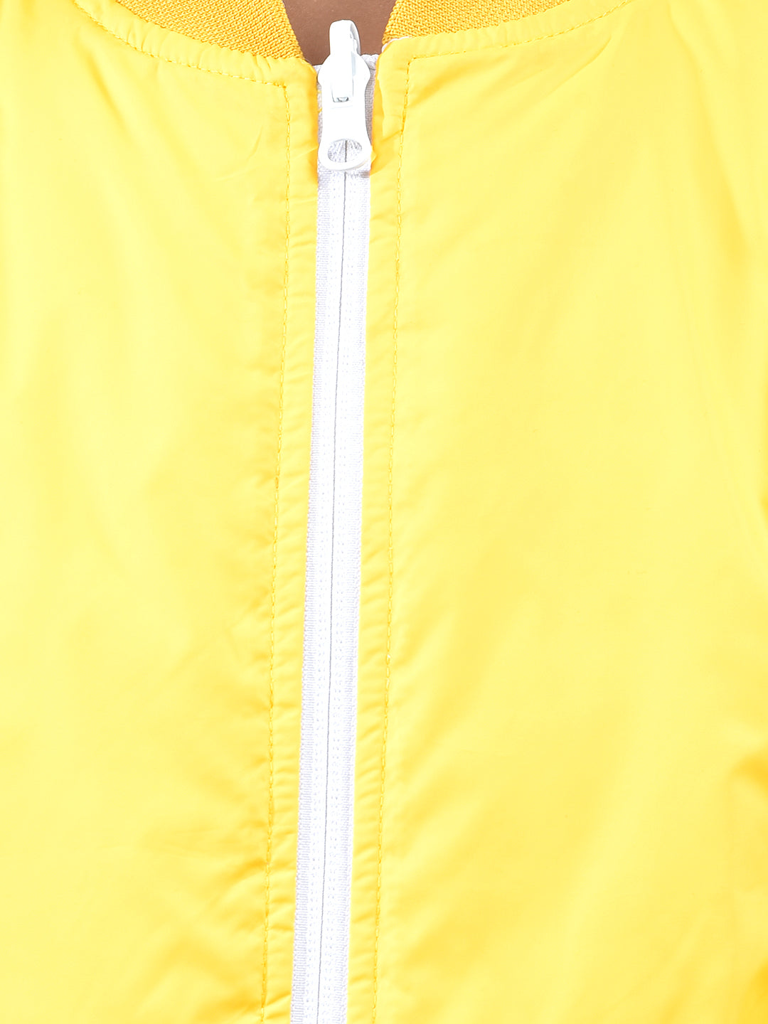 Elegant Yellow Reversible Jacket