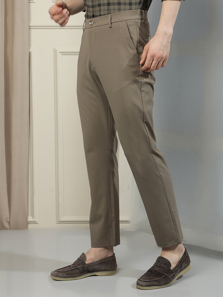 Minimalist Desert Khaki Chino Trousers