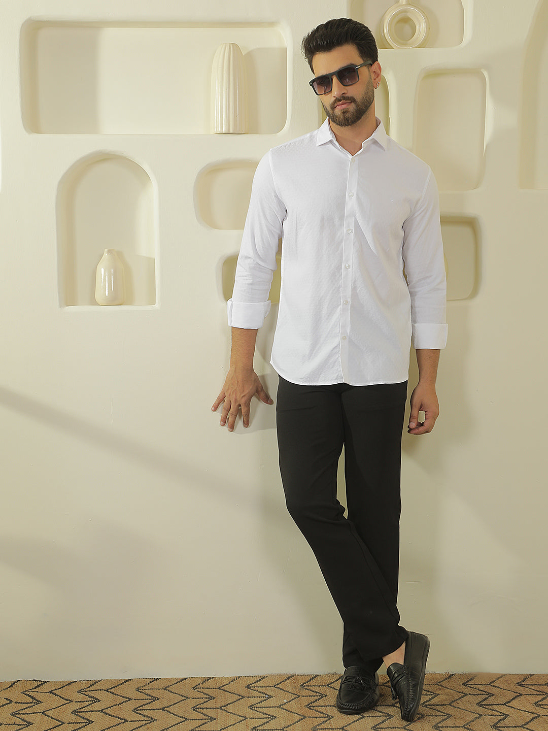 Refined Chalk White Shirt