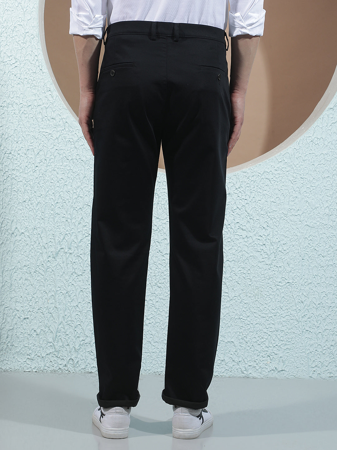 Deep Navy Navy Blue Trousers