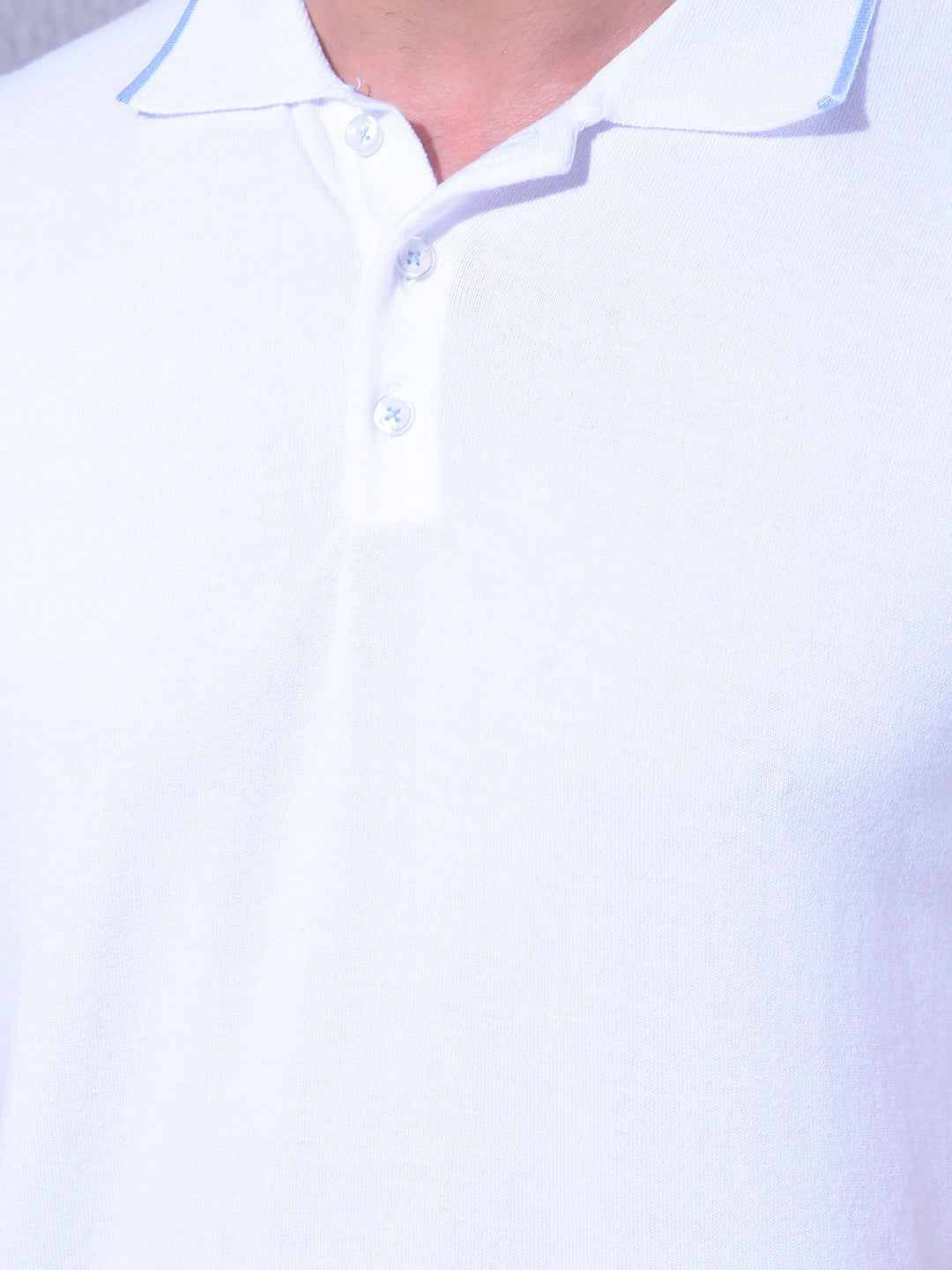 Elegant Cream Polo T-Shirt