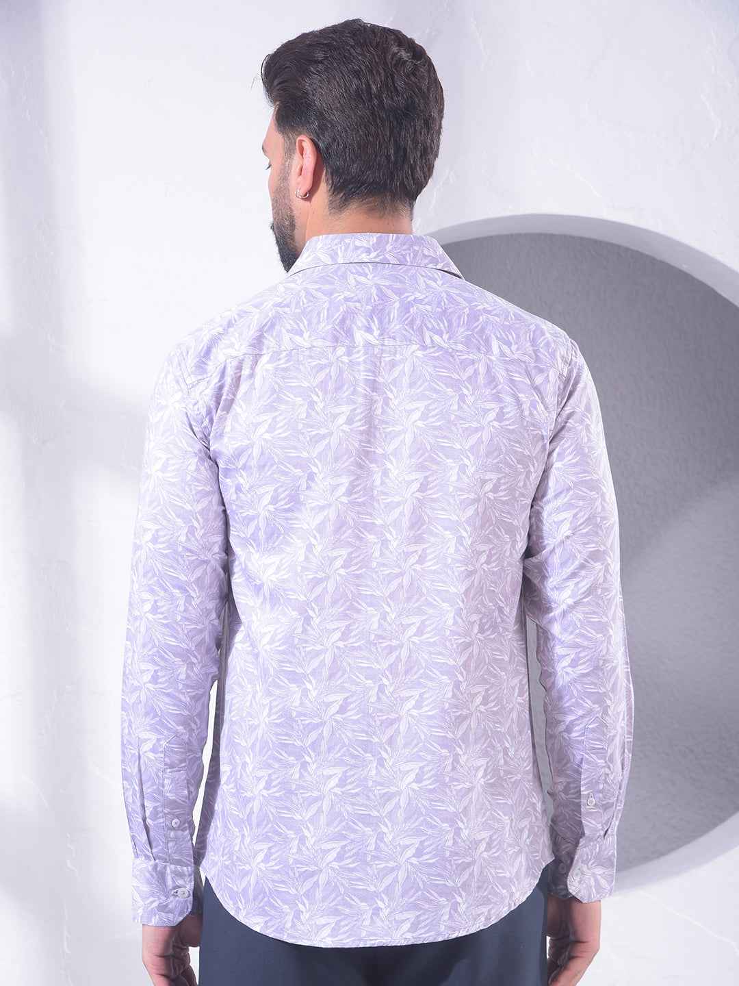 Pink Floral Print Shirt