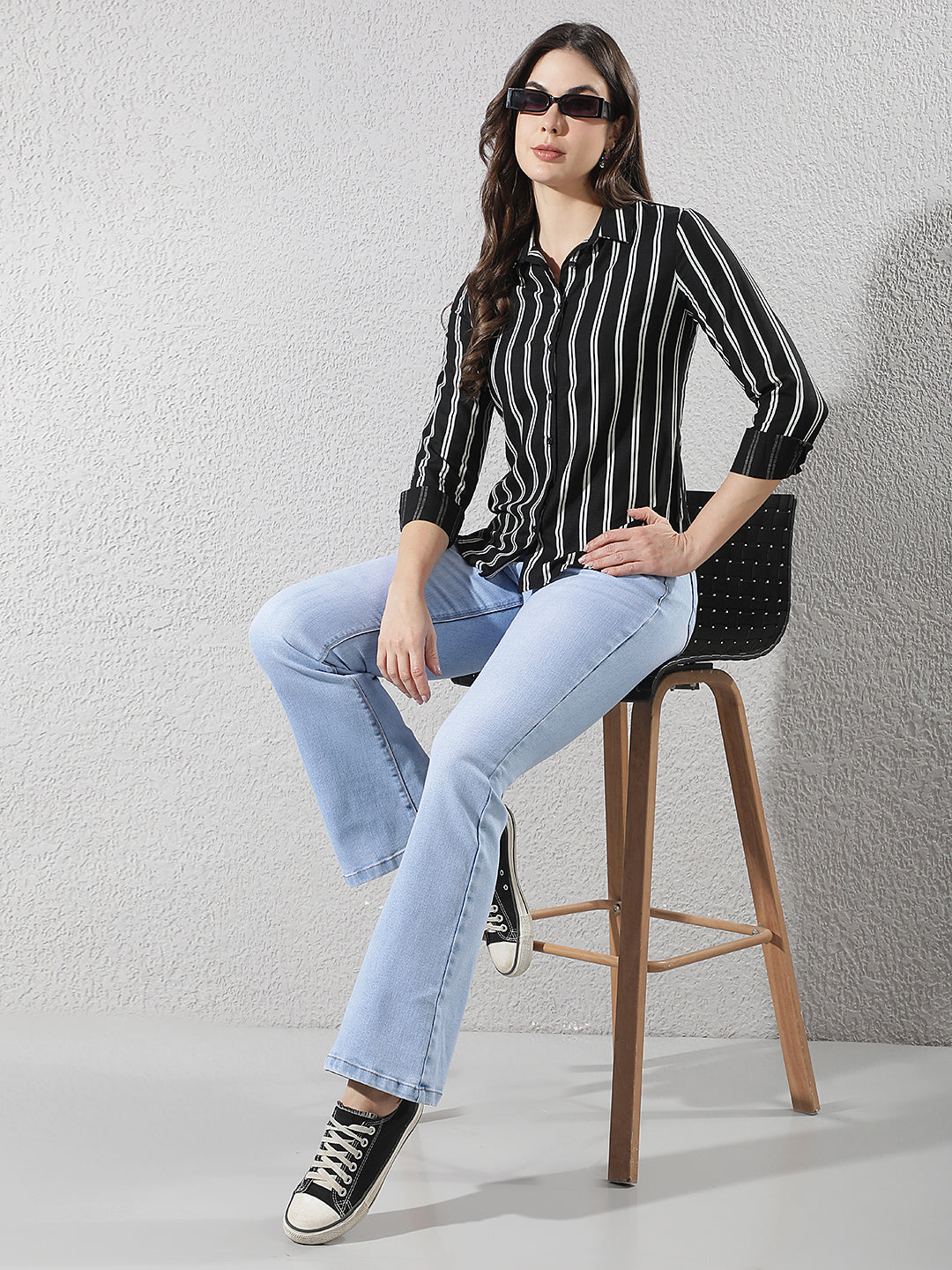 Classic Sapphire Blue Bootcut Jeans