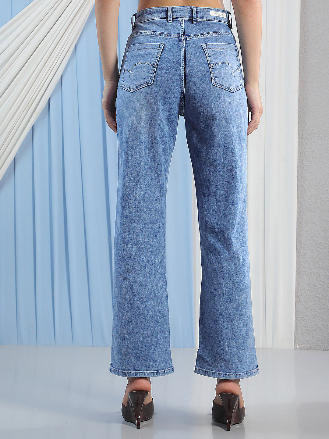 Modern Cobalt Blue Straight Jeans